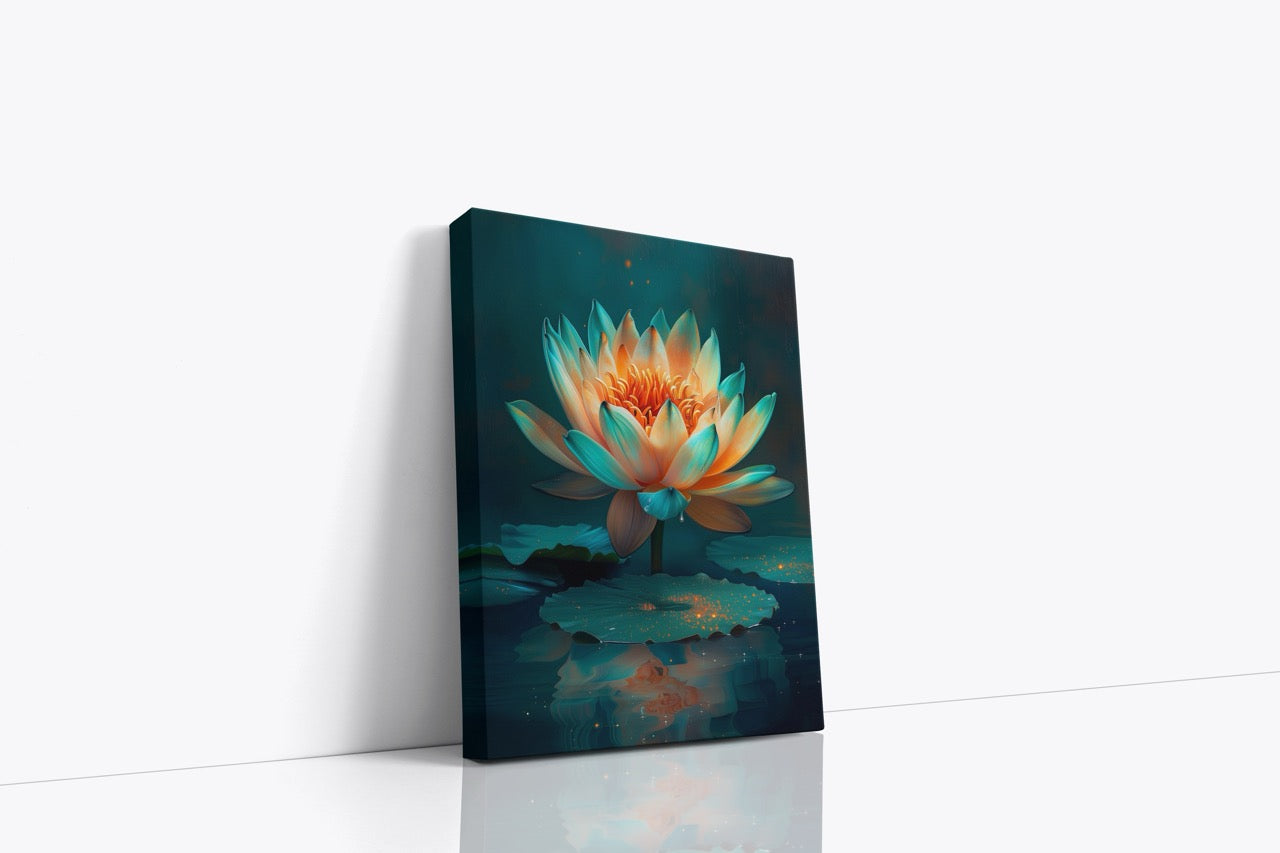 Tablou Canvas Digital Lotus VI