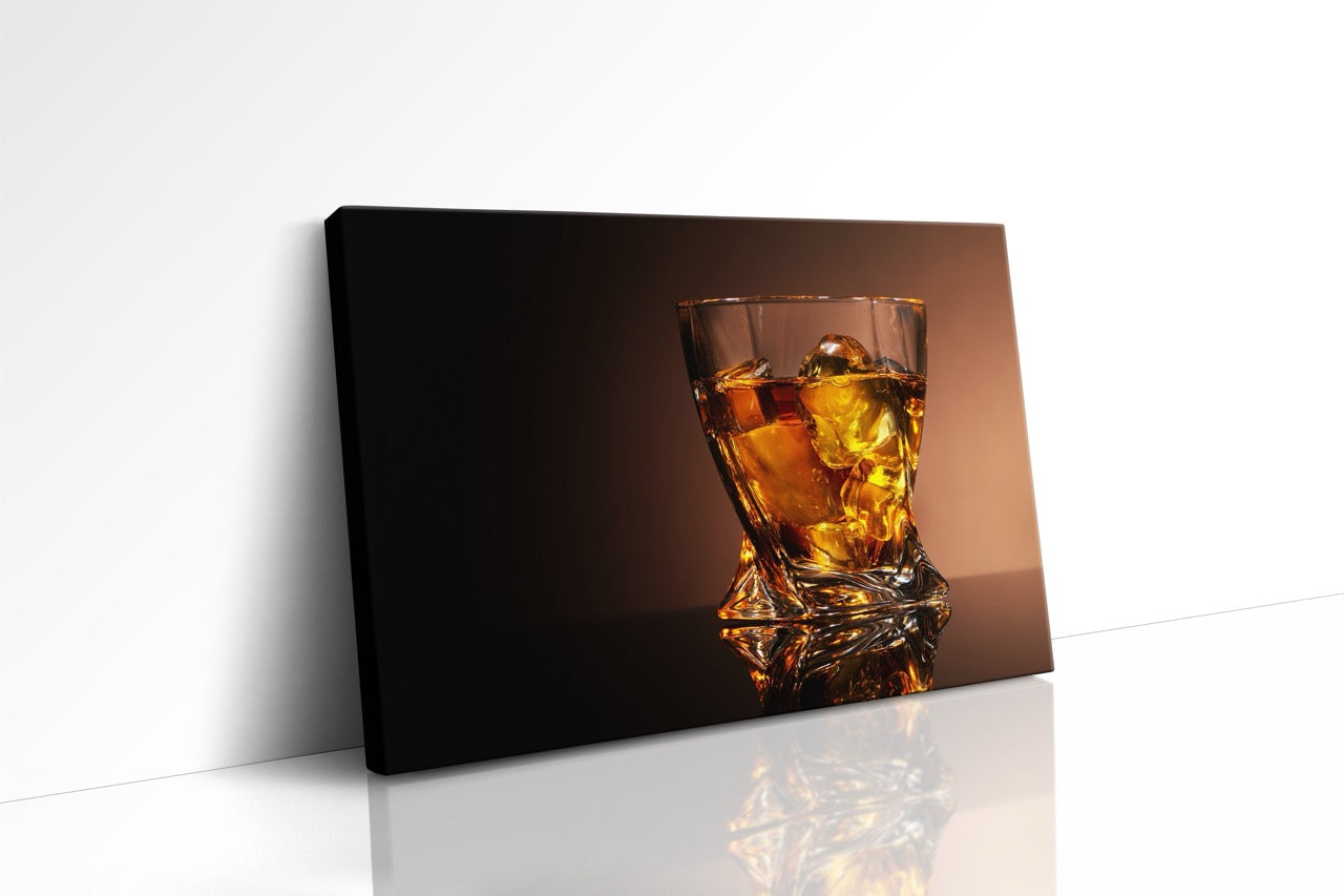 Tablou Canvas Whisky Glass