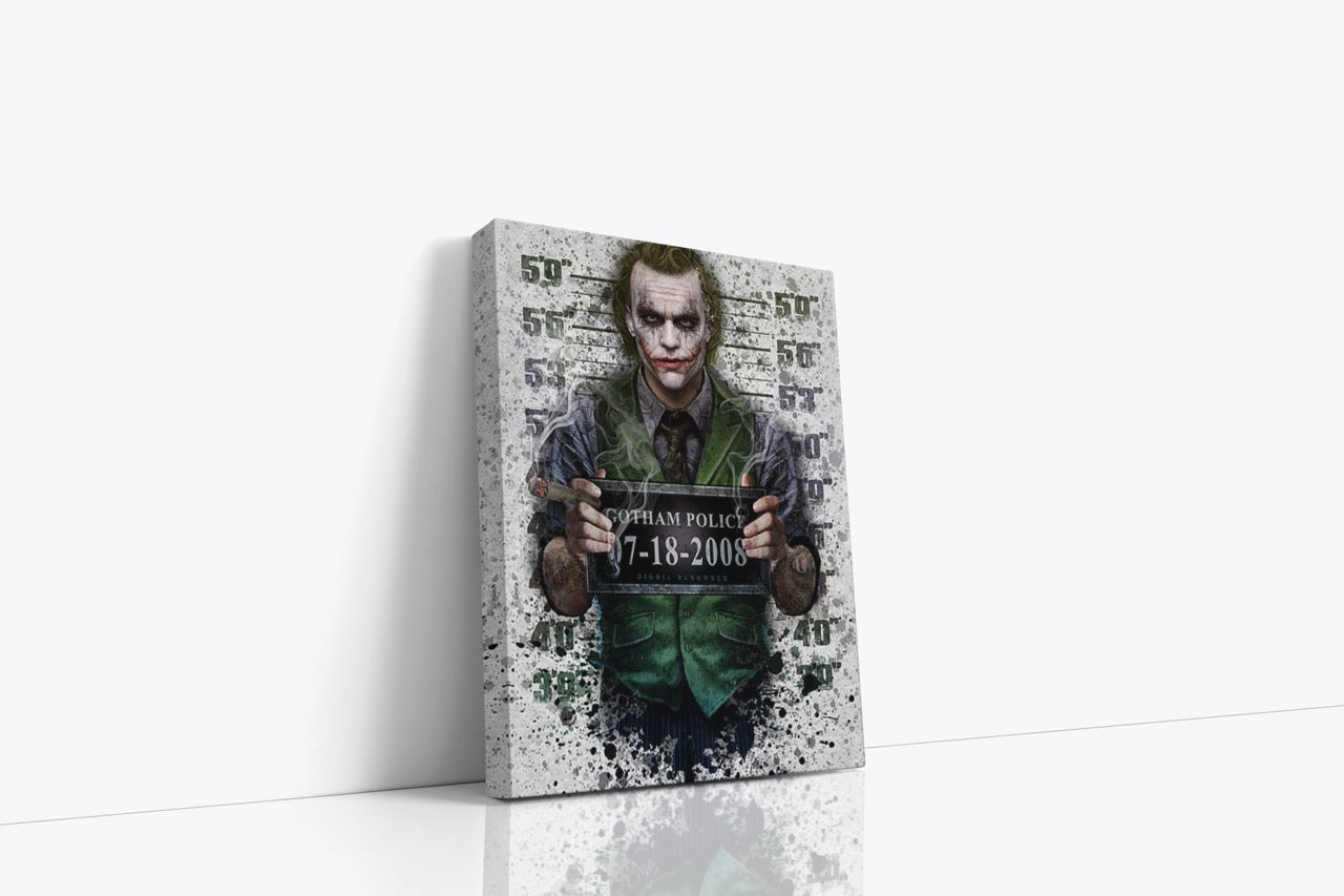 Tablou Canvas Joker Gotham Police