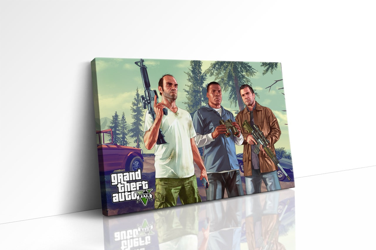 Tablou Canvas GTA V Full Team