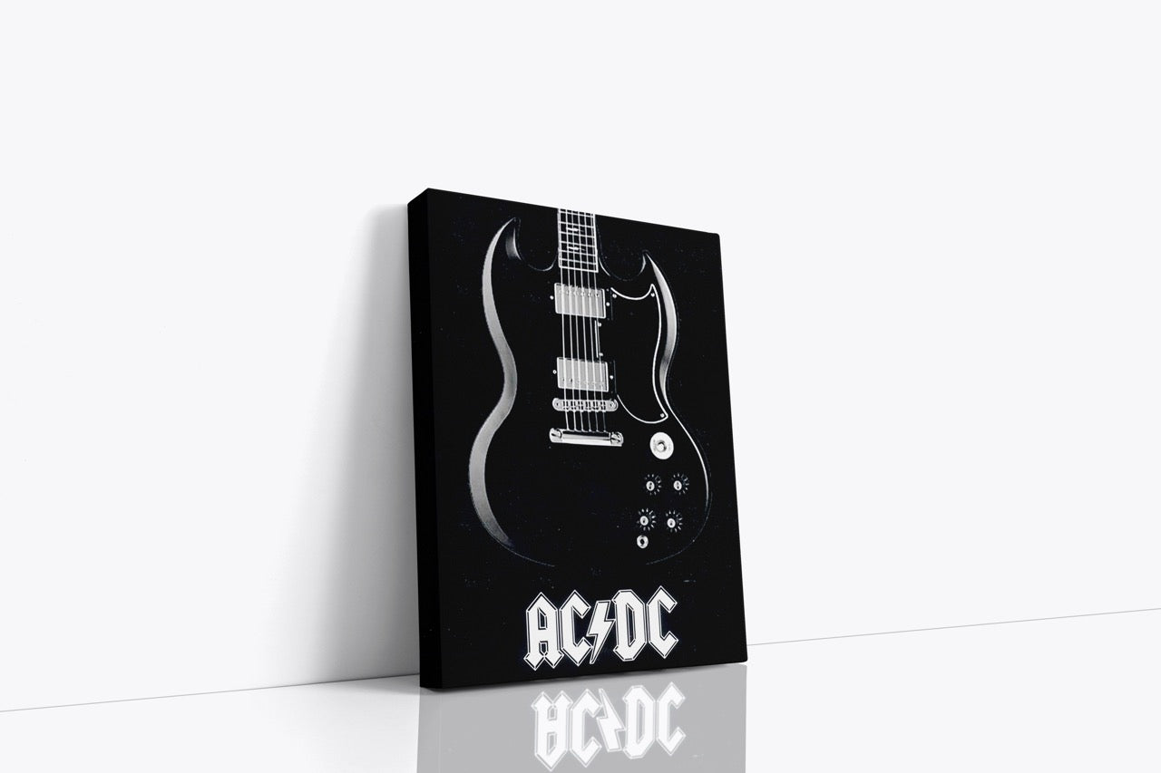 Tablou Canvas Chitara AC/DC