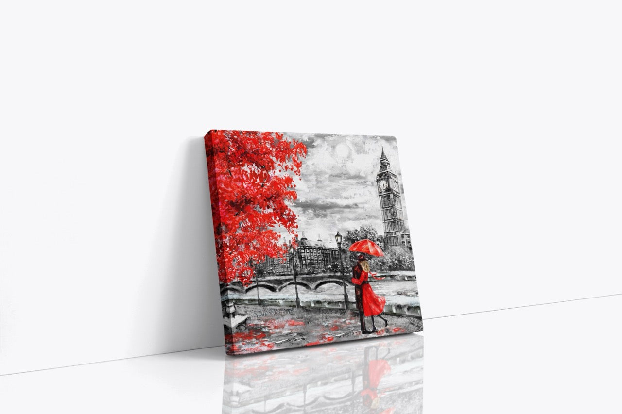 Tablou Canvas Londra Din Creion II