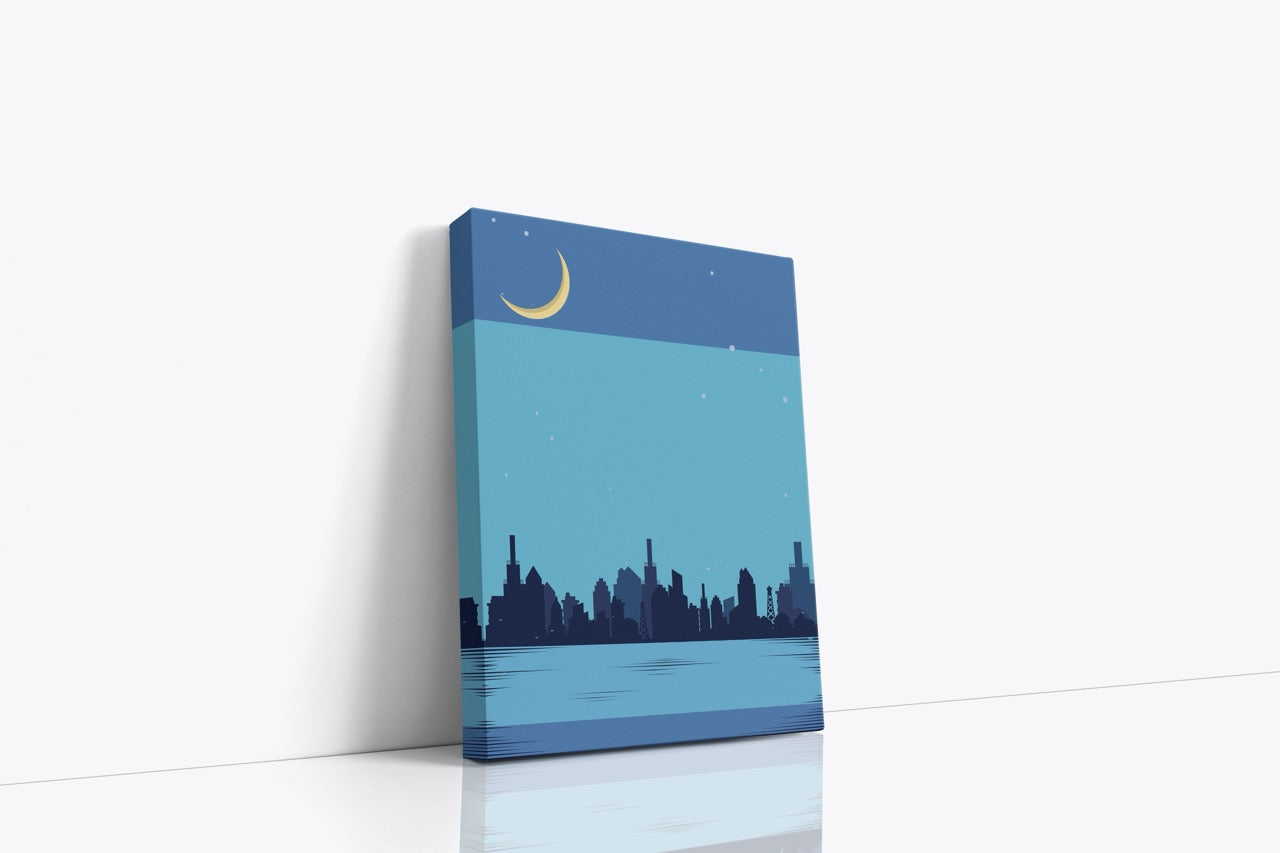 Tablou Canvas Oraș Minimalist II
