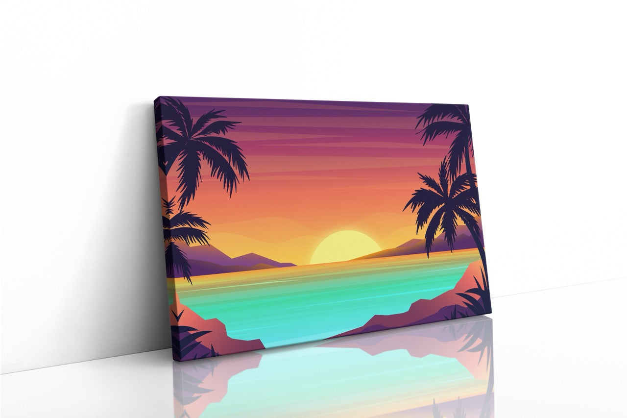 Tablou Canvas Sunrise Beach