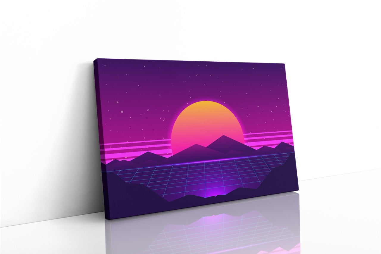 Tablou Canvas Digital Sunset