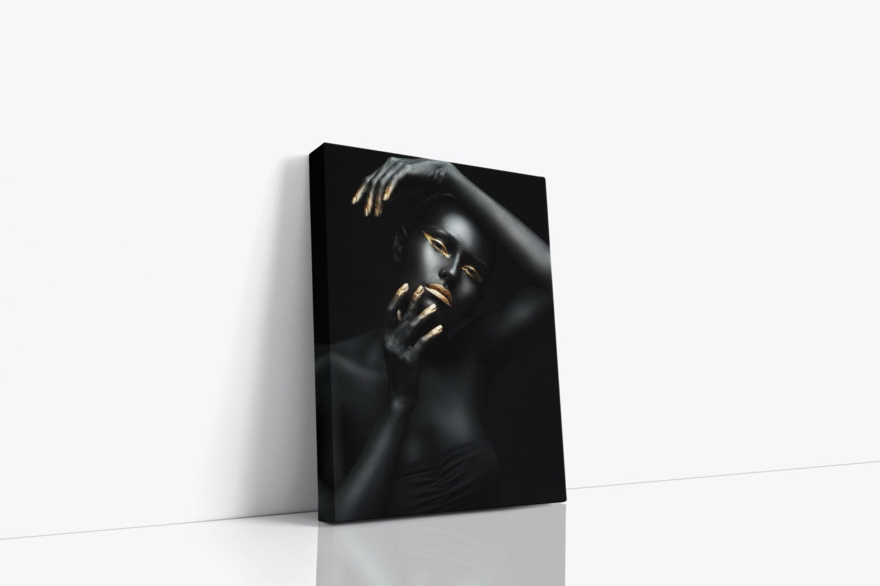 Tablou Canvas Gold Model