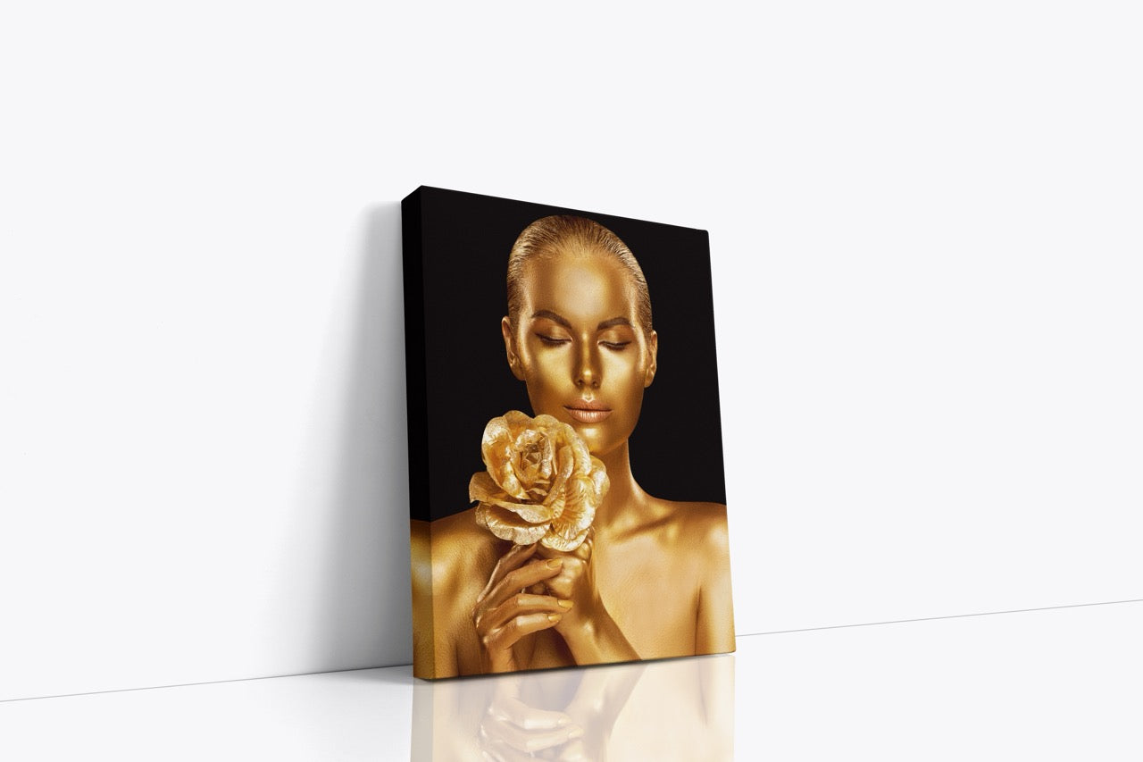 Tablou Canvas Gold Roses