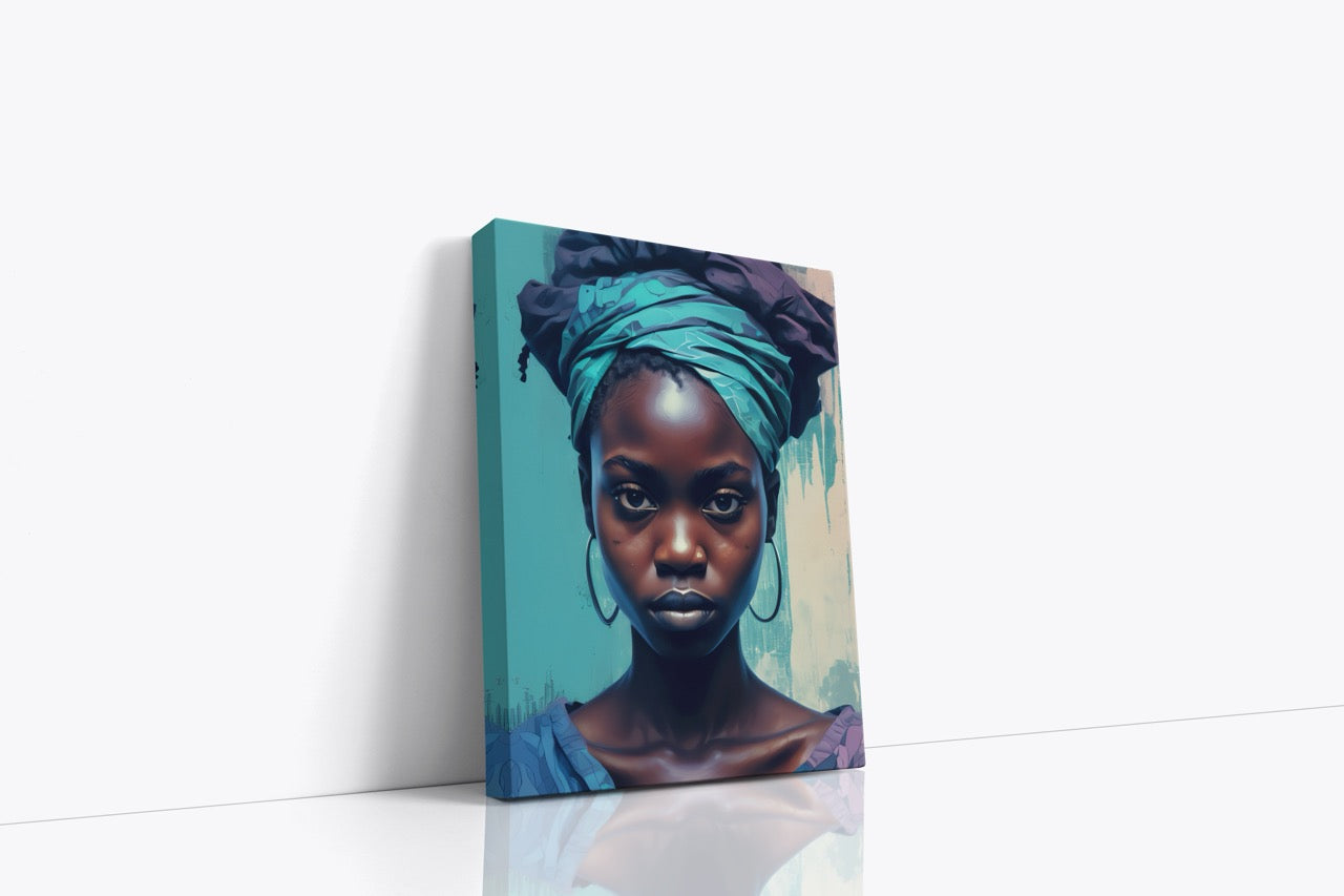 Tablou Canvas Africa Blue