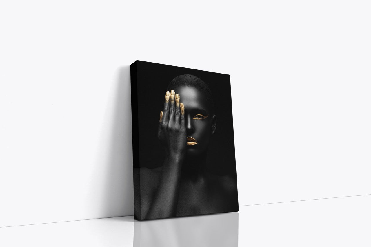 Tablou Canvas Gold Finger
