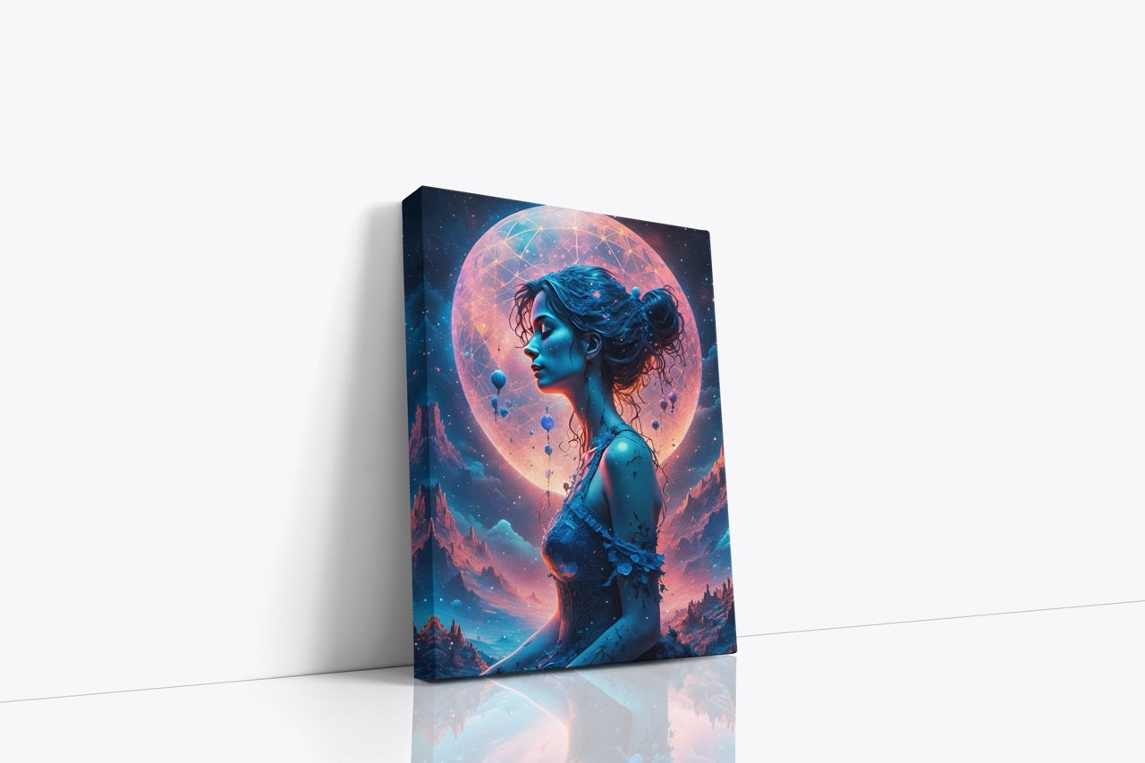 Tablou Canvas Digital Moon