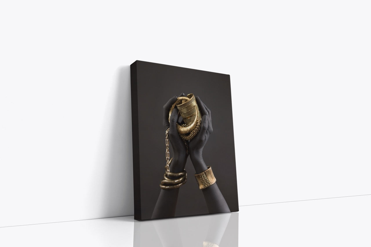 Tablou Canvas Accesorii Din Aur