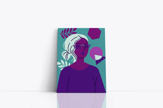 Tablou Canvas Purple Women