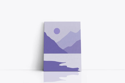 Tabloul Canvas Peisaj Violet