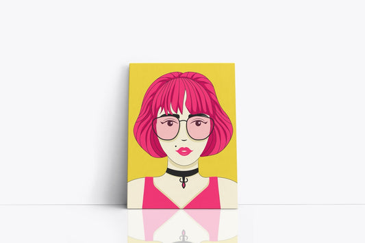 Tablou Canvas Pink Hair