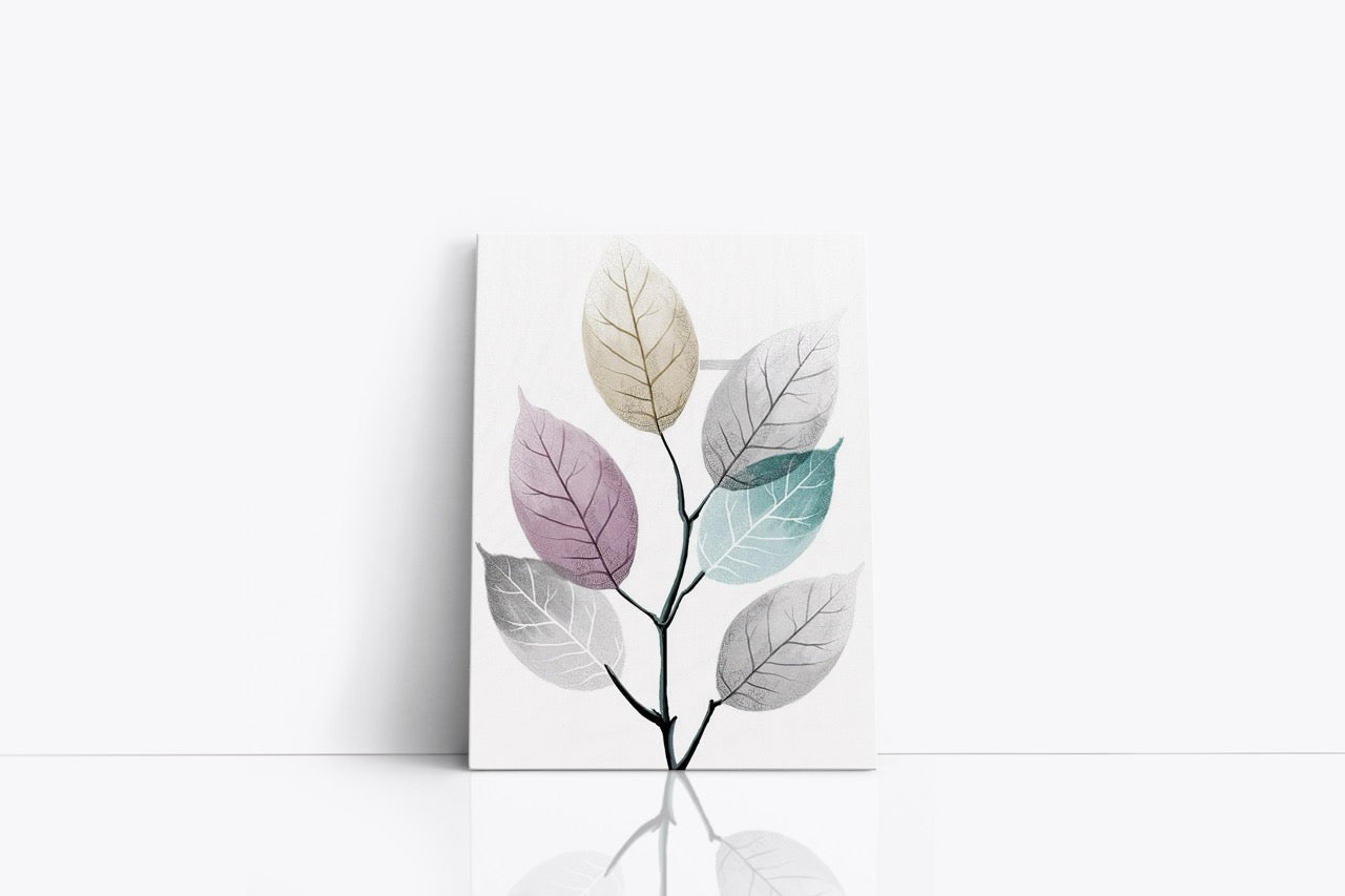 Tablou Canvas Frunze Colorate
