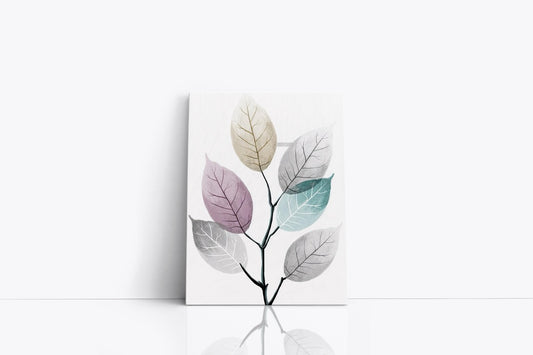 Tablou Canvas Frunze Colorate