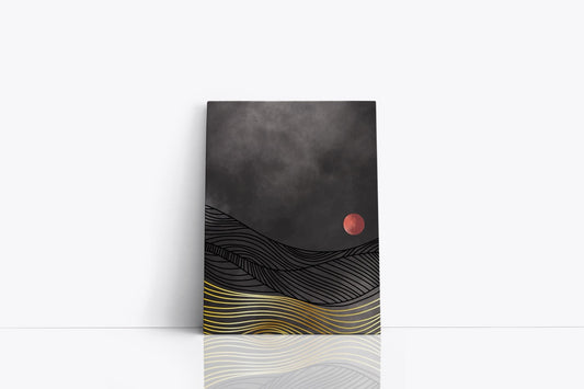 Tablou Canvas Peisaj Nocturn Minimal