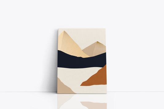 Tablou Canvas Gold Mountain