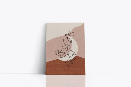 Tablou Canvas Semiluna & Floare