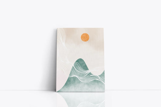 Tablou Canvas Priveliște Turcoaz