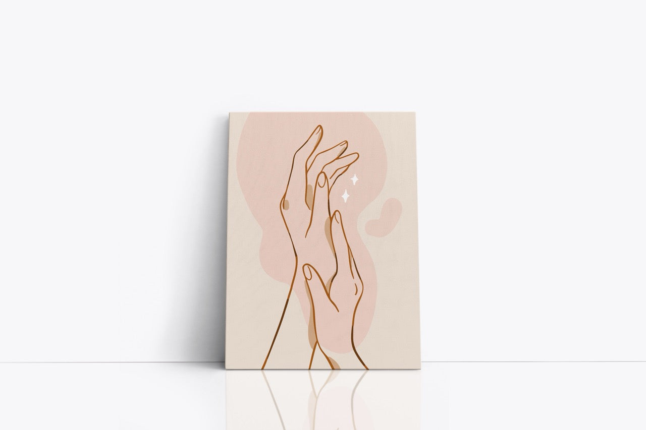 Tablou Canvas Mâinile
