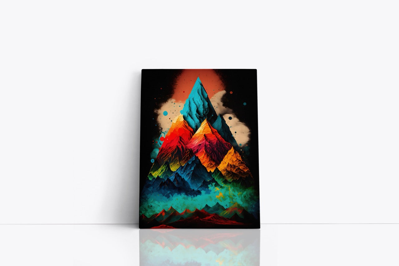 Tablou Canvas Muntele Abstract