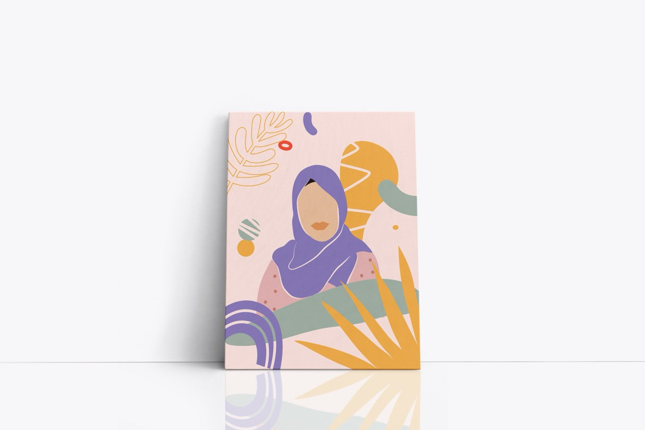 Tablou Canvas Muslim Women