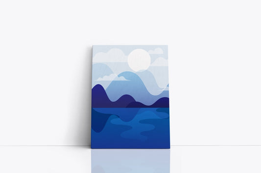 Tablou Canvas Muntele Și Marea