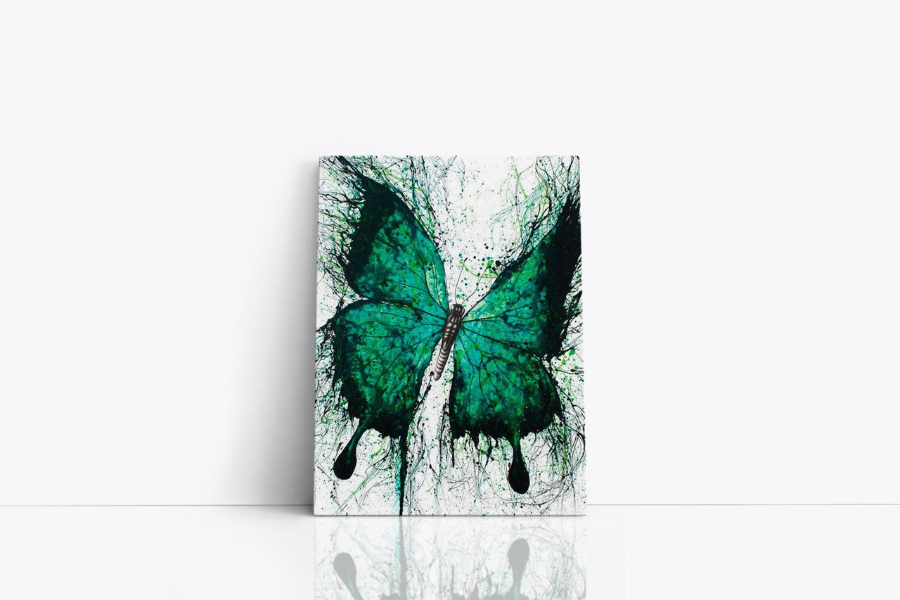 Tablou Canvas Fluture Pictat
