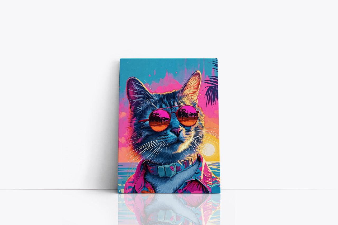 Tablou Canvas Pisica La Plaja