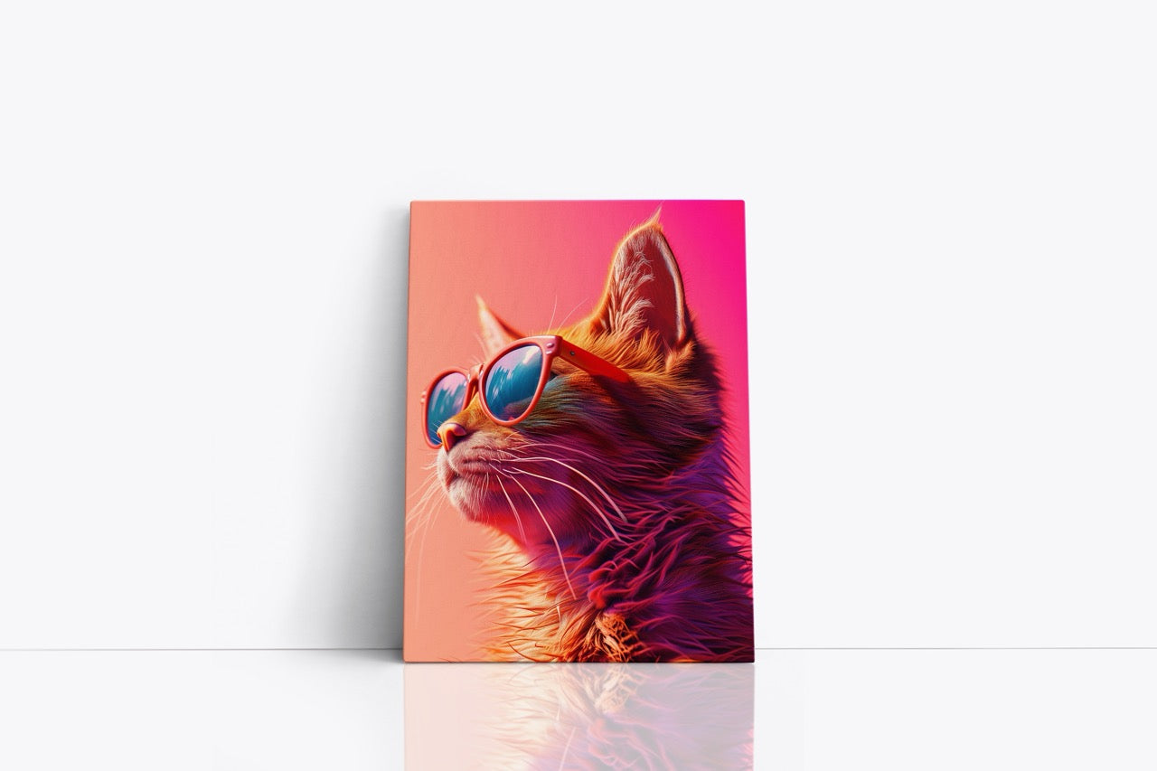 Tablou Canvas Pisica La Plaja II