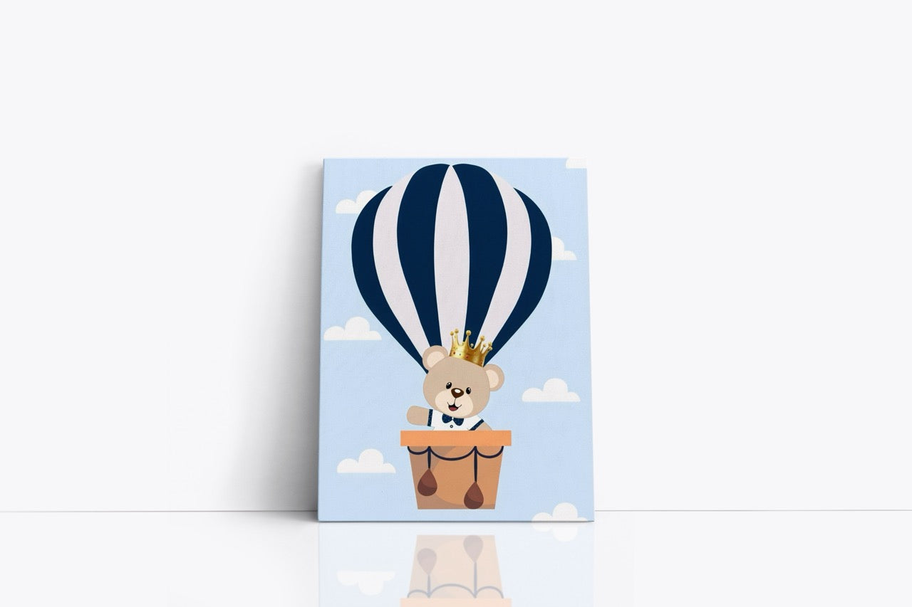 Tablou Canvas Ursulețul Și Balonul