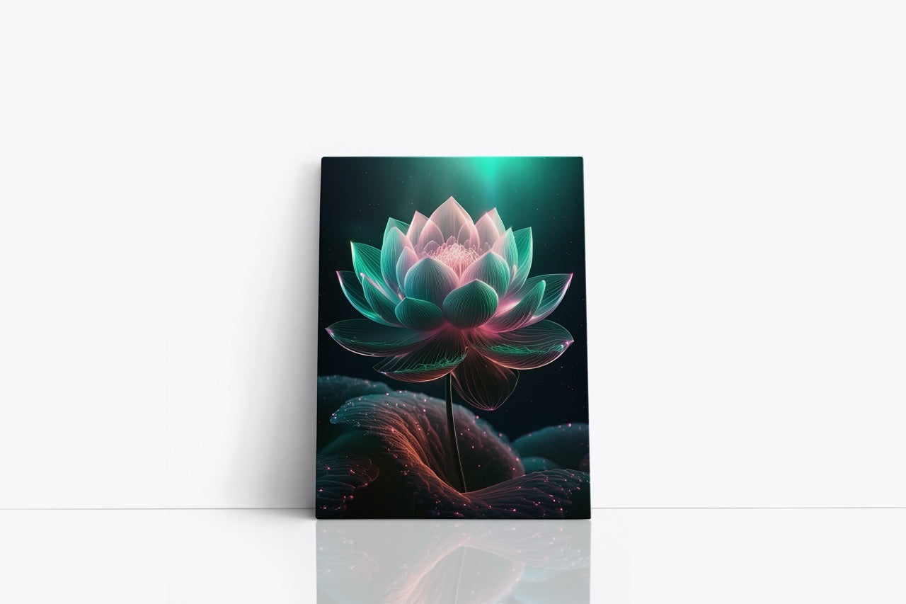 Tablou Canvas Digital Lotus