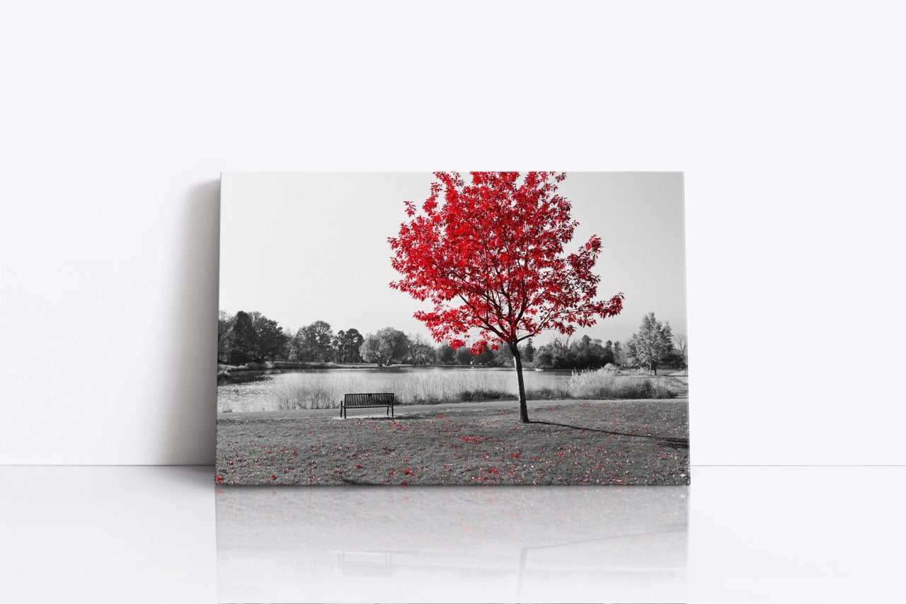 Tablou Canvas Red Tree