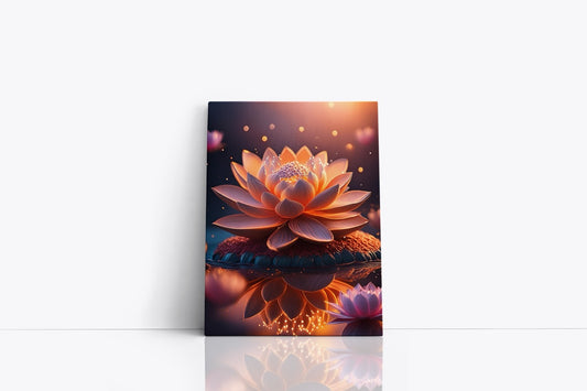 Tablou Canvas Digital Lotus II