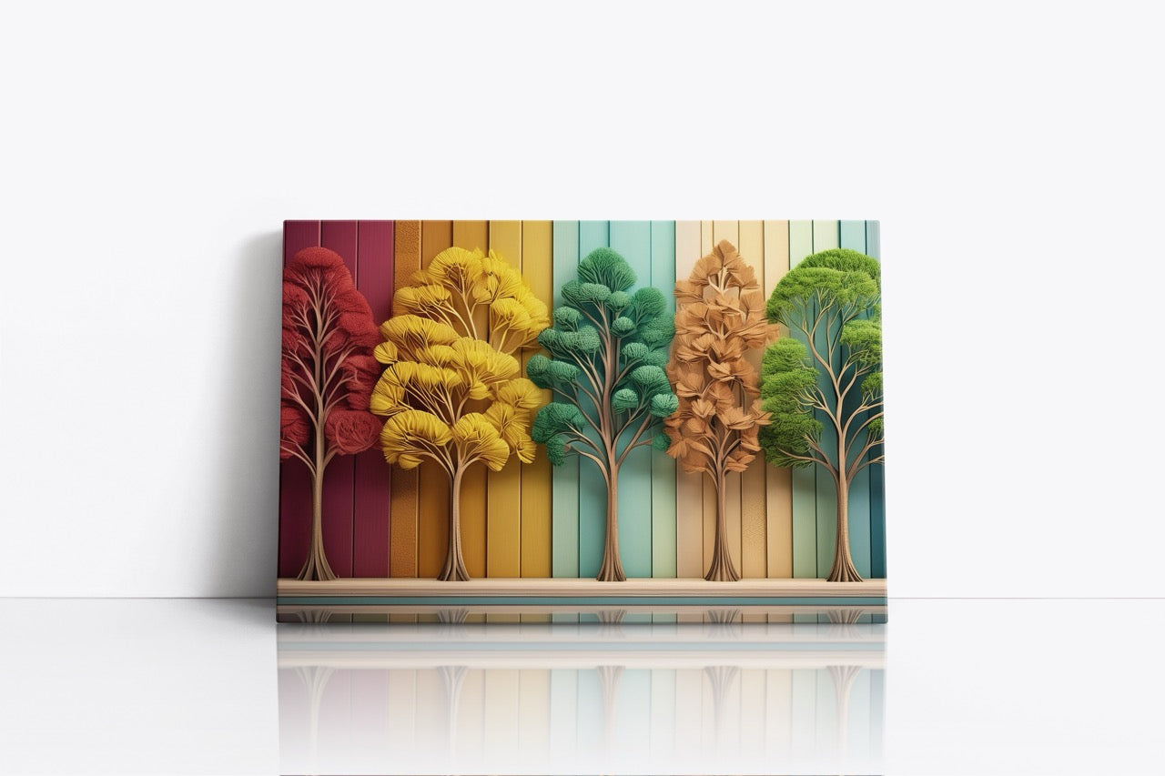 Tablou Canvas Color Tree