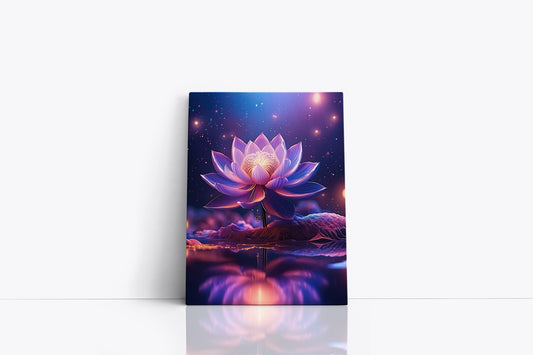 Tablou Canvas Digital Lotus III