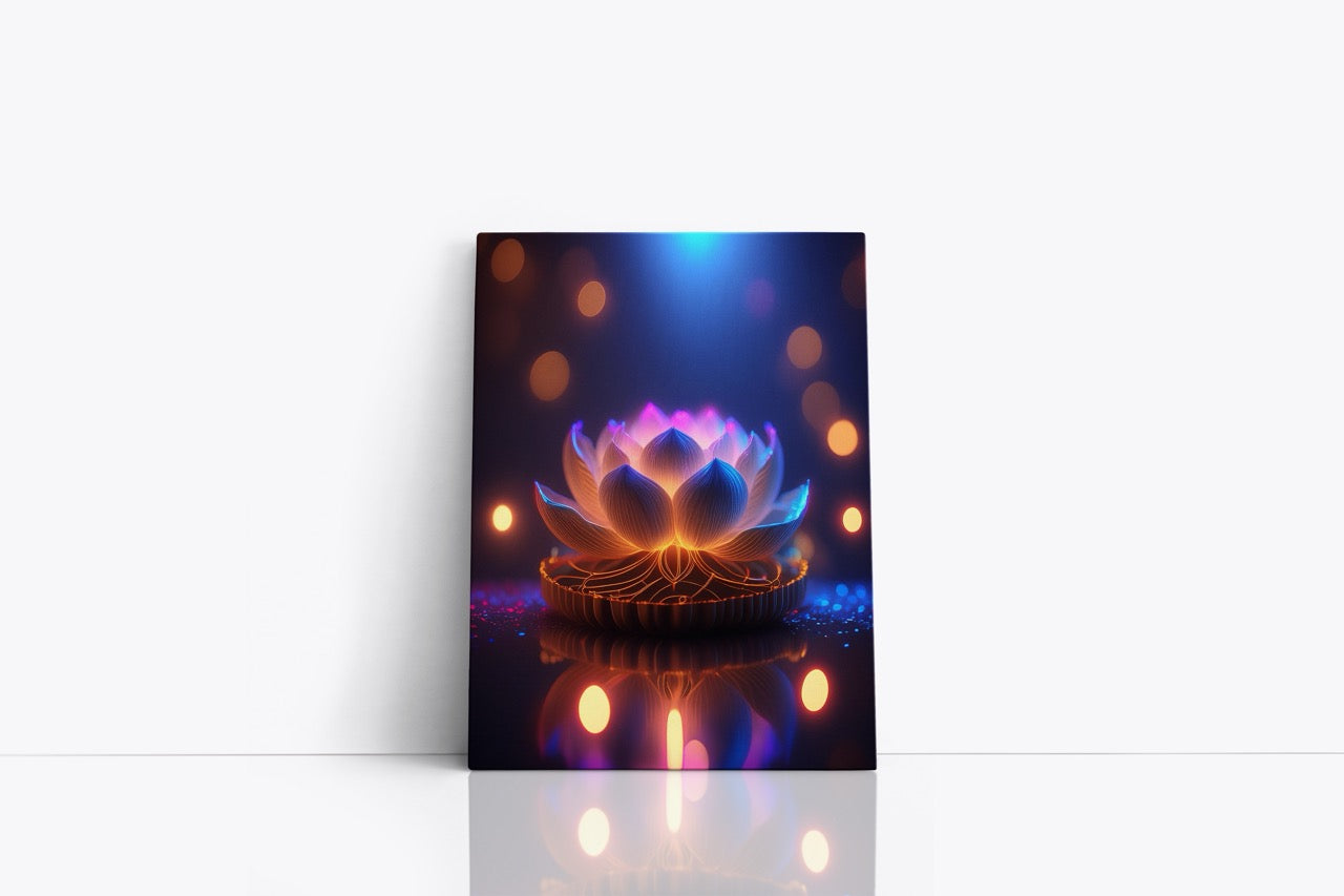Tablou Canvas Digital Lotus IV