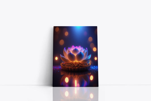 Tablou Canvas Digital Lotus IV