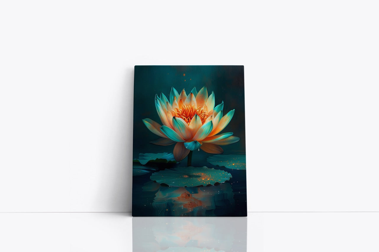 Tablou Canvas Digital Lotus VI