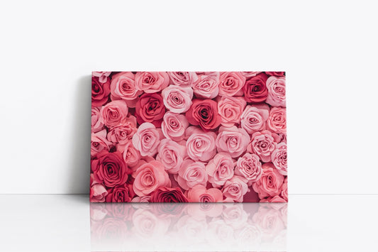 Tablou Canvas Pink Flower Wall