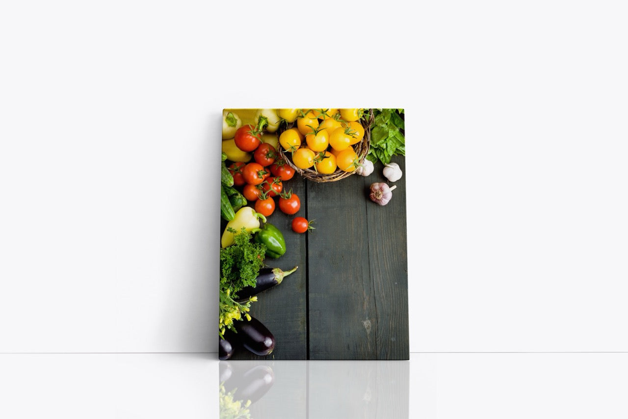 Tablou Canvas Masa Cu Legume