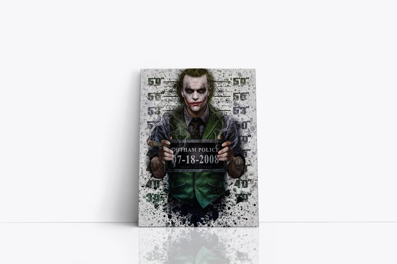 Tablou Canvas Joker Gotham Police