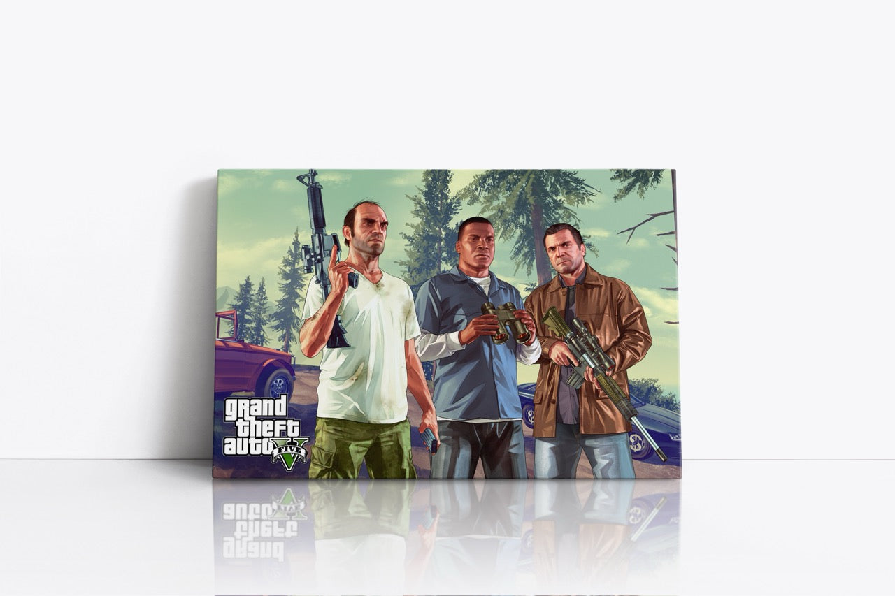 Tablou Canvas GTA V Full Team