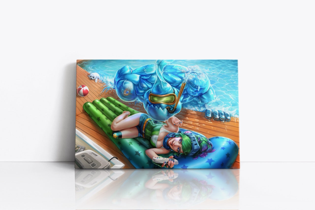 Tablou Canvas League Of Legends Pool Skin