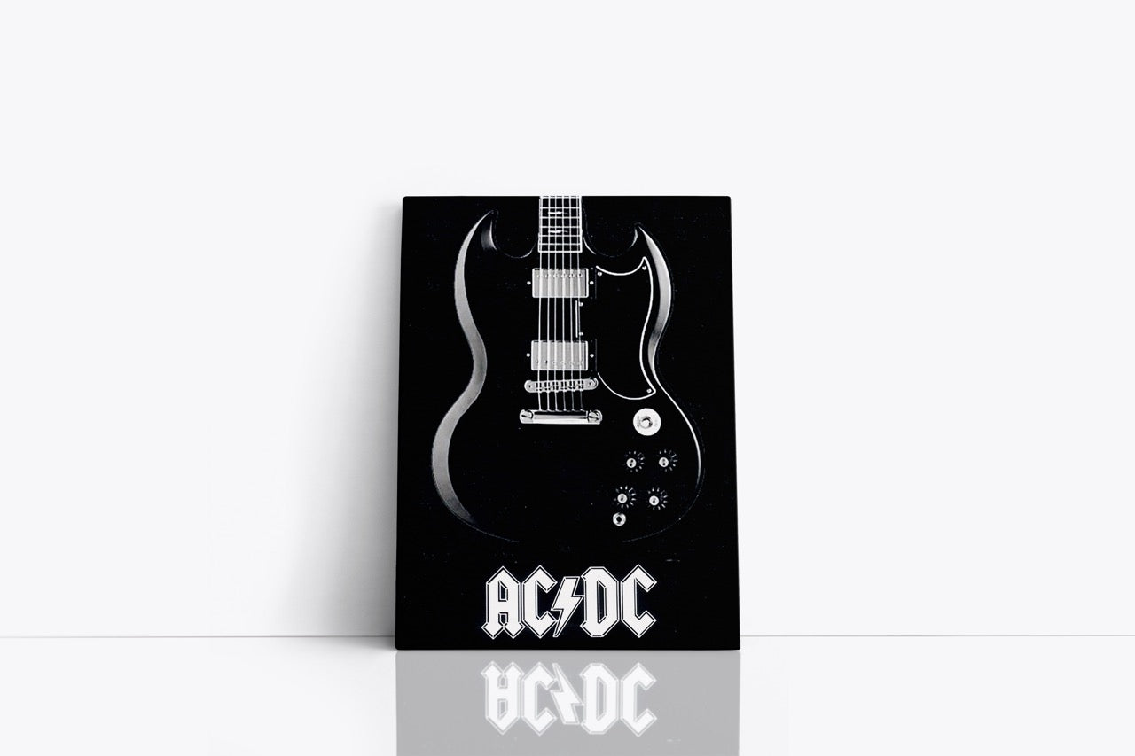 Tablou Canvas Chitara AC/DC
