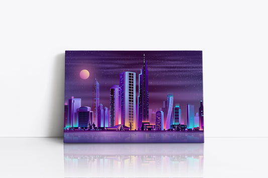 Tablou Canvas Digital City
