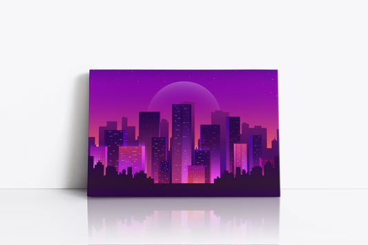 Tablou Canvas Digital City Night
