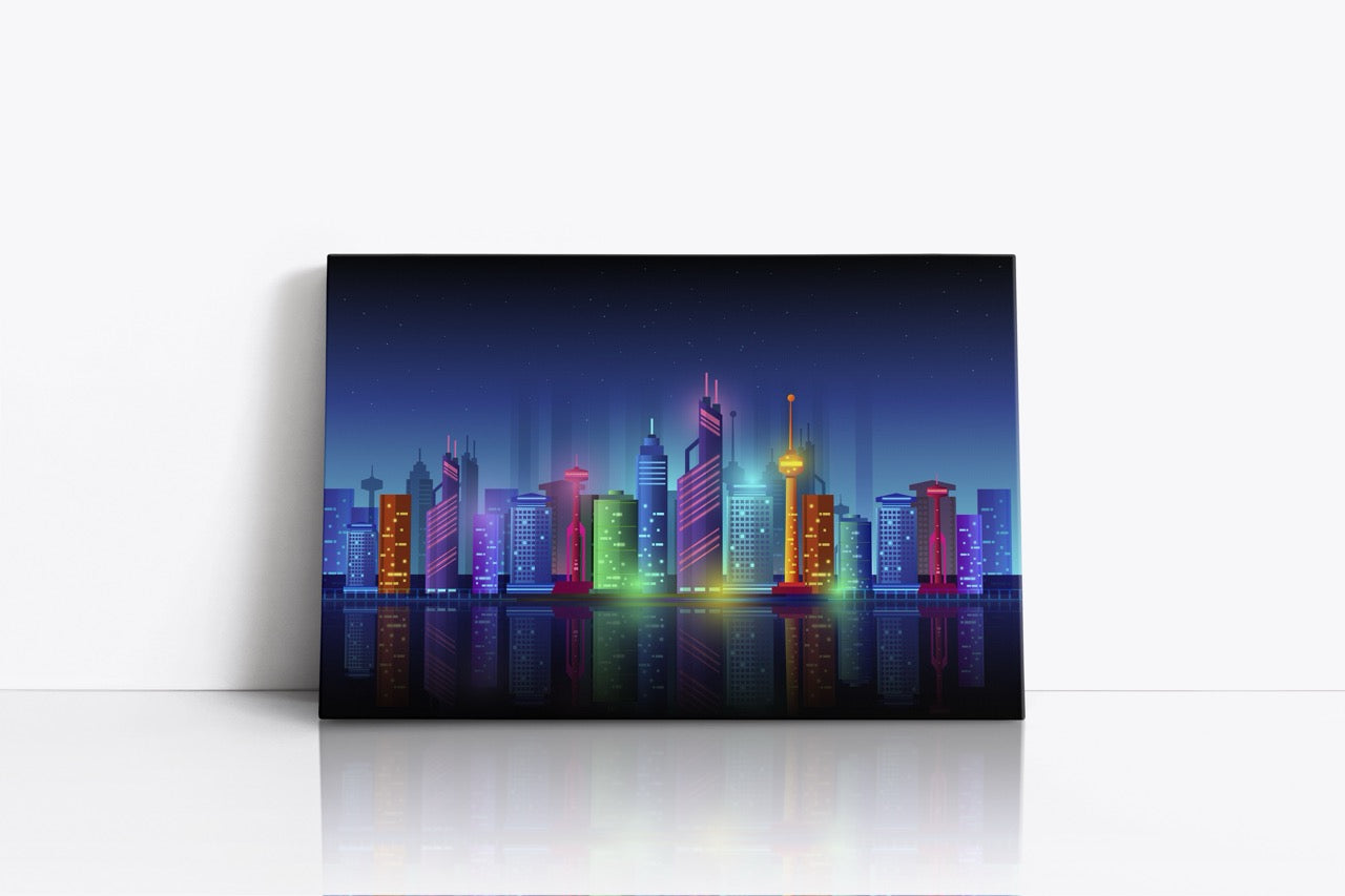 Tablou Canvas Futuristic City