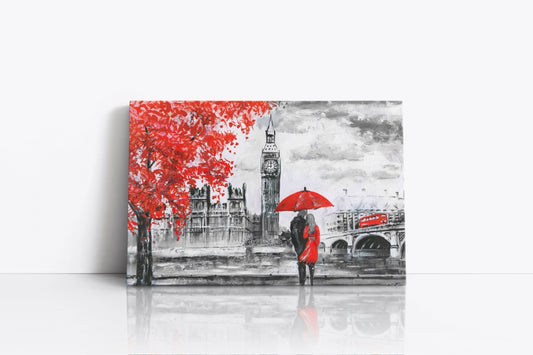 Tablou Canvas Londra Din Creion